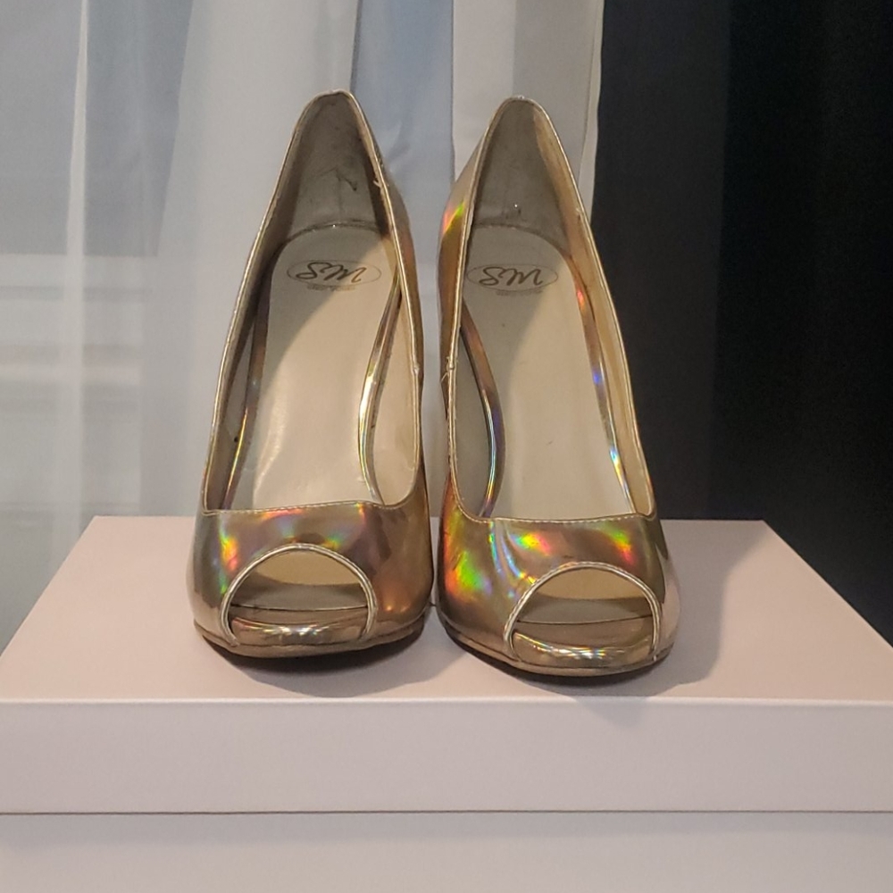 Open Toe High Heels - Picture 2 of 6
